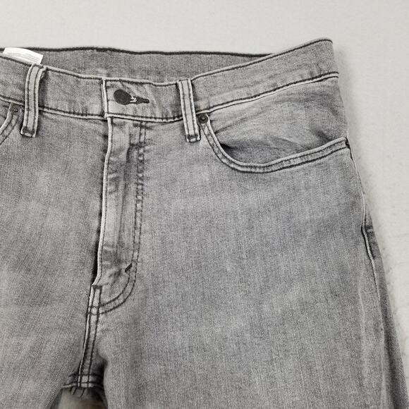 Levis 511 Jeans Mens 36x36 Gray Slim Fit Stretch Denim Pants Mid Rise Casual - Picture 4 of 12